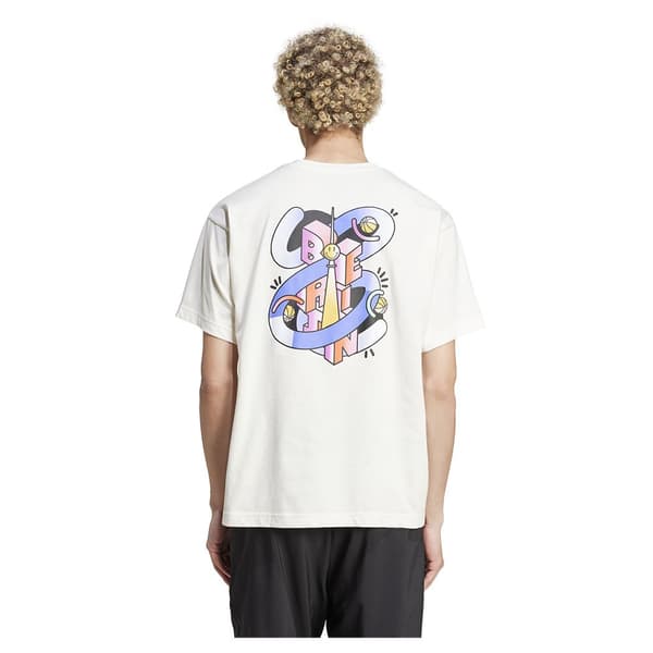 Adidas Berlin Smiley Lyhythihainen T-paita Valkoinen L Mies