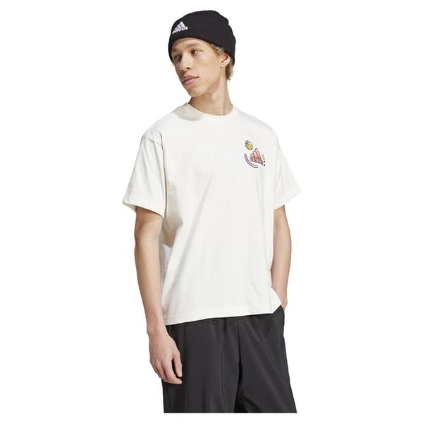 Adidas Berlin Smiley Lyhythihainen T-paita Valkoinen L Mies