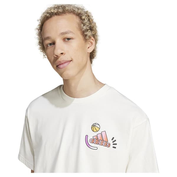 Adidas Berlin Smiley Lyhythihainen T-paita Valkoinen L Mies