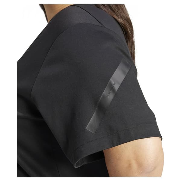 Adidas Z.n.e. Plus T-shirt Med Korta ärmar Svart 2X Kvinna