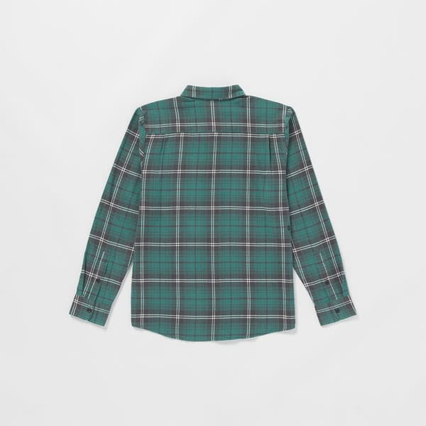 Volcom Caden Plaid Skjorta Med Långa ärmar Grönt XL Man