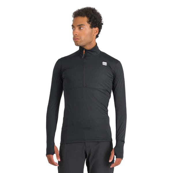 Sportful Cardio Tech Halv Dragkedja Långärmad T-shirt Svart 3XL Man