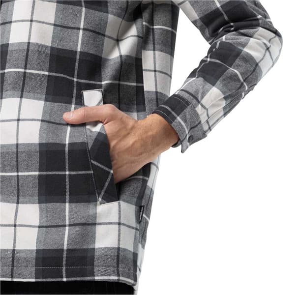 Jack Wolfskin Van View Skjorta Med Långa ärmar Vit,Grå 2XL Kvinna