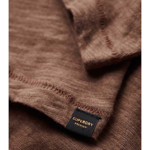Superdry W6011975a T-shirt Med Lång ärm Brun S Kvinna