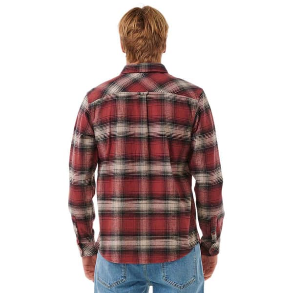 Rip Curl Count Flannel Pitkähihainen Kauluspaita Punainen XL Mies