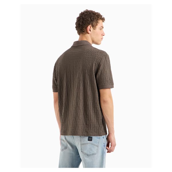 Armani Exchange 6dzfhl_zj2zz Kortærmet Polo Grøn,Grå L Mand