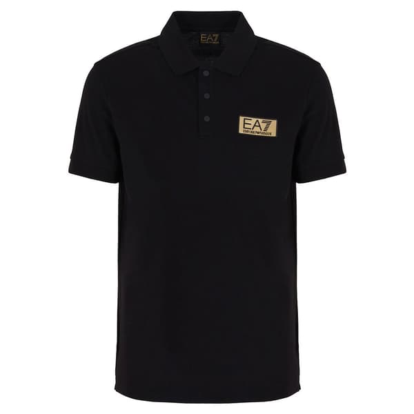 Ea7 Emporio Armani 3dpf02 Kortärmad Polotröja Svart S Man