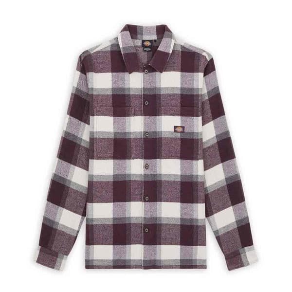 Dickies Plaid Coaling Skjorte Med Lange ærmer Flerfarvet S Mand