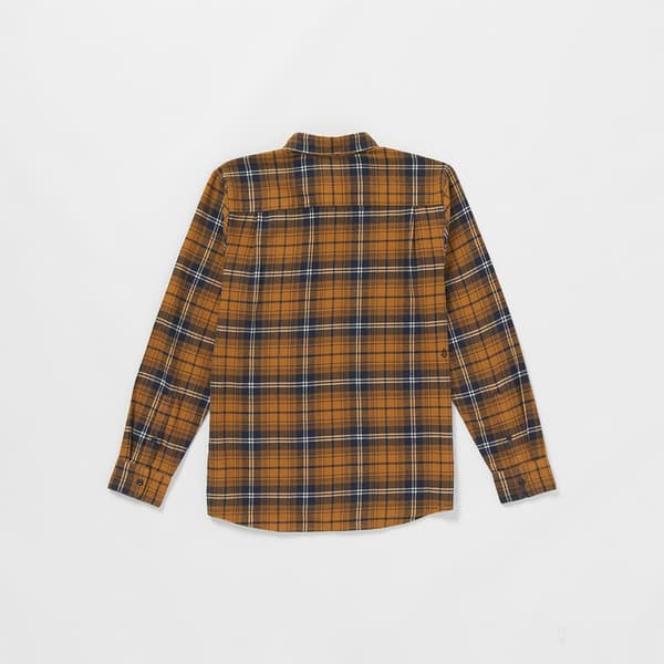 Volcom Caden Plaid Skjorta Med Långa ärmar Brun L Man