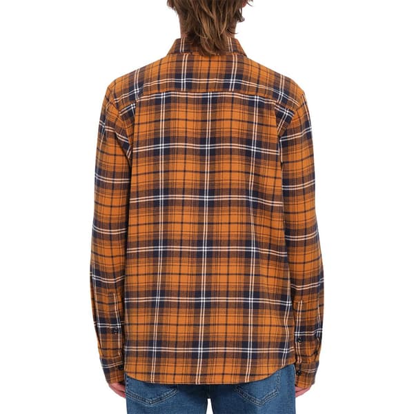 Volcom Caden Plaid Skjorta Med Långa ärmar Brun L Man