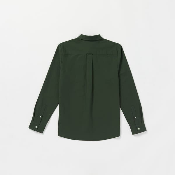 Volcom Veeco Oxford Skjorta Med Långa ärmar Grönt L Man