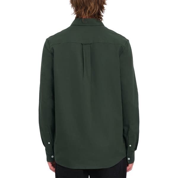 Volcom Veeco Oxford Skjorta Med Långa ärmar Grönt L Man