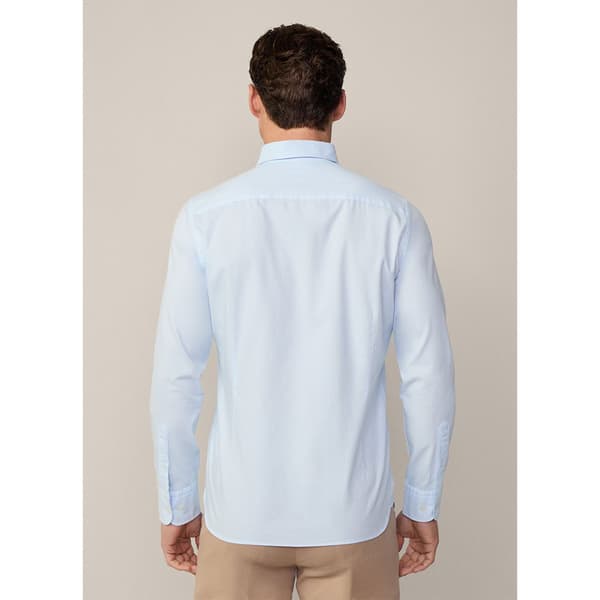 Hackett Dyed Oxford Skjorte Med Lange ærmer Blå S Mand