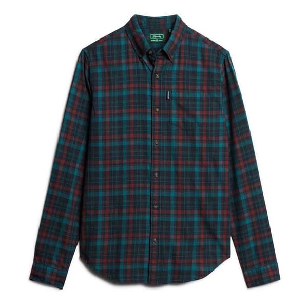 Superdry Vintage Check Pitkähihainen Kauluspaita Monivärinen M Mies