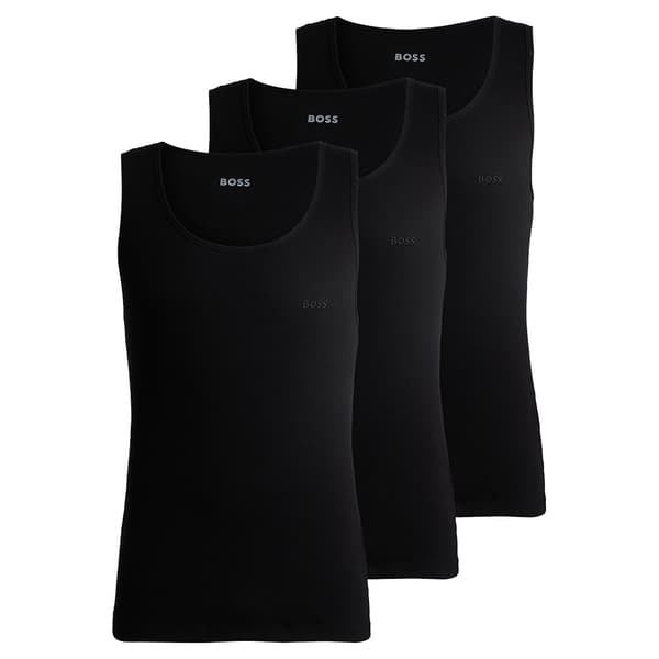 Boss 10271762 ærmeløs T-shirt 3 Enheder Sort M Mand