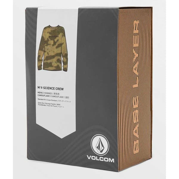 Volcom V-science T-shirt Med Lange ærmer Grøn XL Mand