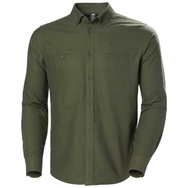 Helly Hansen Organic Skjorta Med Långa ärmar Grönt S Man