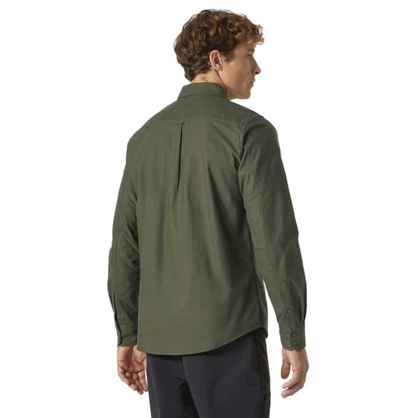 Helly Hansen Organic Skjorta Med Långa ärmar Grönt S Man