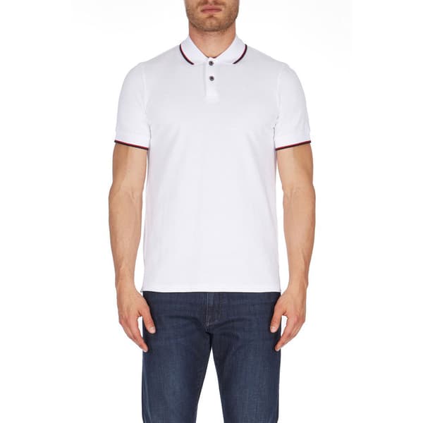 Armani Exchange 8nzf75_z8m5z Kortärmad Polotröja Vit XL Man