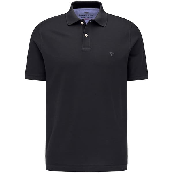 Fynch Hatton 10001700 Kortærmet Polo Sort S Mand