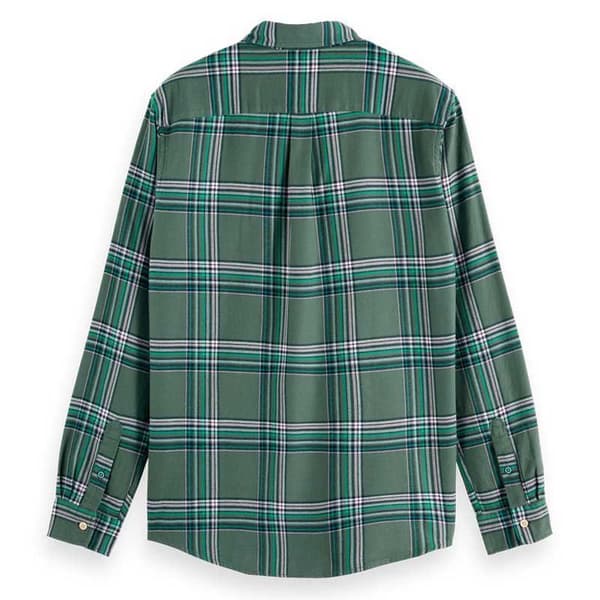 Scotch & Soda 178717 Skjorte Med Lange ærmer Grøn L Mand