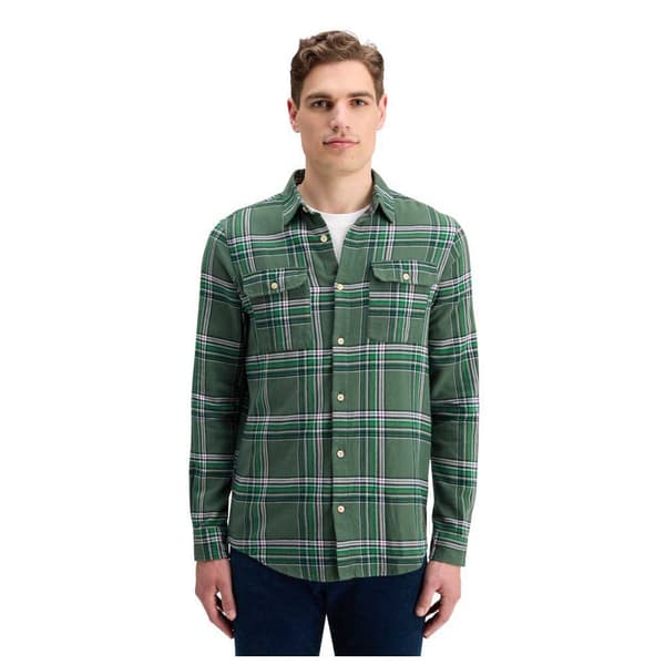 Scotch & Soda 178717 Skjorte Med Lange ærmer Grøn L Mand