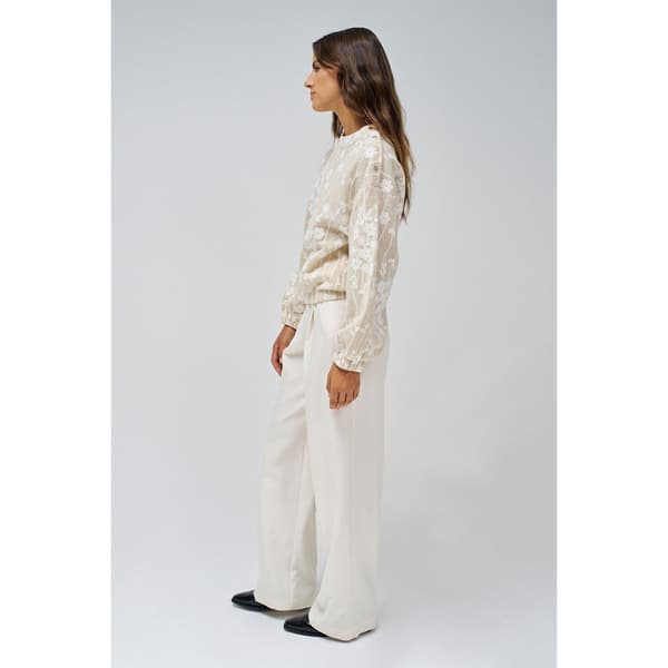 Salsa Jeans 21009767 Blus Med Lång ärm Beige S Kvinna