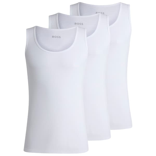 Boss 10271762 ærmeløs T-shirt 3 Enheder Hvid S Mand