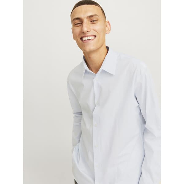 Jack & Jones Bushwick Stanley Skjorta Med Långa ärmar Blå M Man