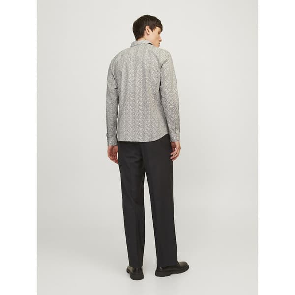 Jack & Jones Ckpool Stretch Pitkähihainen Kauluspaita Harmaa M Mies