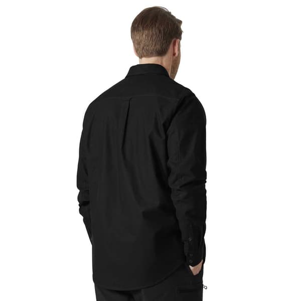 Helly Hansen Organic Skjorta Med Långa ärmar Svart 2XL Man