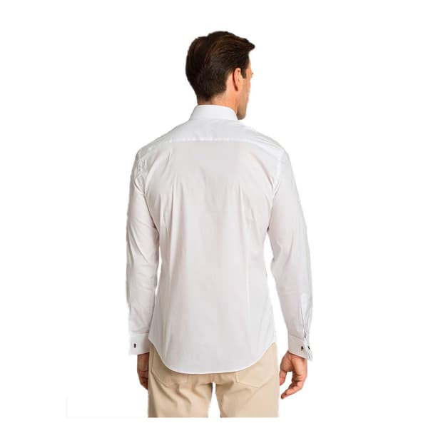 Hackett Stretch Pop Dc Skjorta Med Långa ärmar Vit M Man