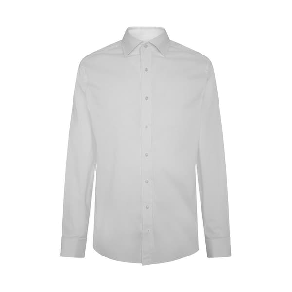 Hackett Stretch Pop Dc Skjorta Med Långa ärmar Vit M Man