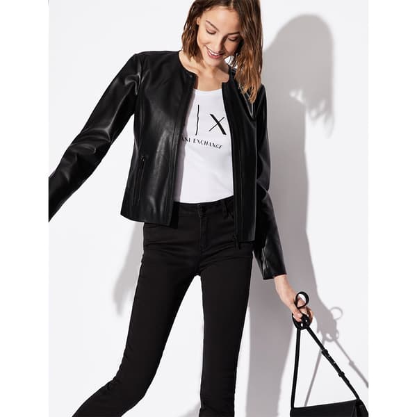 Armani Exchange 8nyt70_yj16z T-shirt Med Lång ärm Svart XS Kvinna