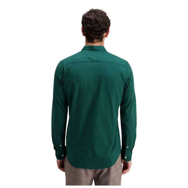 Scotch & Soda Essential Solid Skjorta Med Långa ärmar Grönt L Man