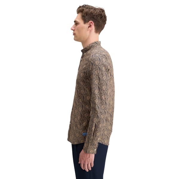 Scotch & Soda 178723 Pitkähihainen Kauluspaita Ruskea L Mies
