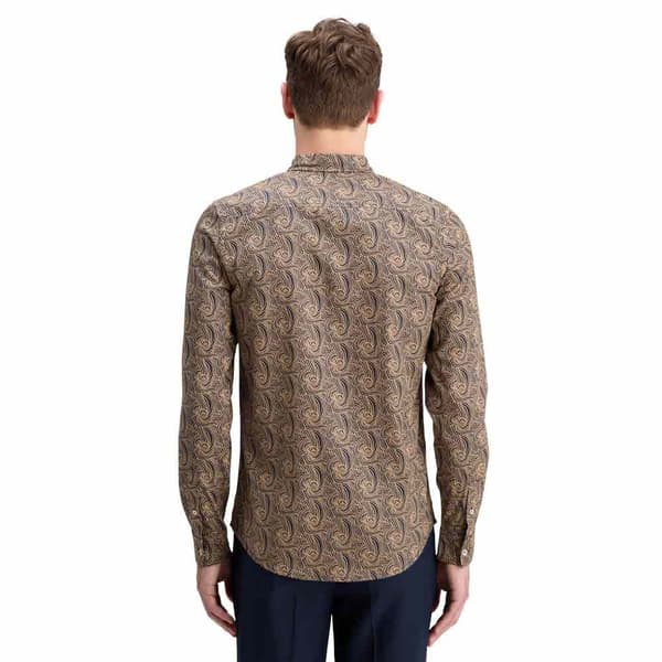 Scotch & Soda 178723 Pitkähihainen Kauluspaita Ruskea L Mies