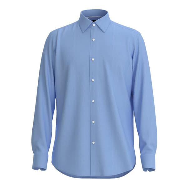 Boss H Joe Kent C1 214 10248773 Skjorte Med Lange ærmer Blå 45 / Regular Mand