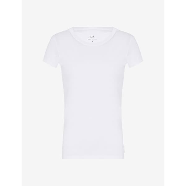 Armani Exchange 8nyt82_yj16z T-shirt Med Korte ærmer Hvid XS Kvinde
