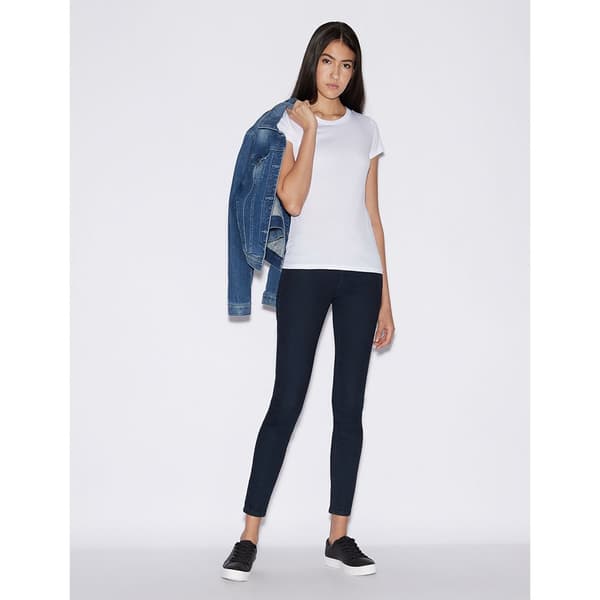 Armani Exchange 8nyt82_yj16z T-shirt Med Korte ærmer Hvid XS Kvinde
