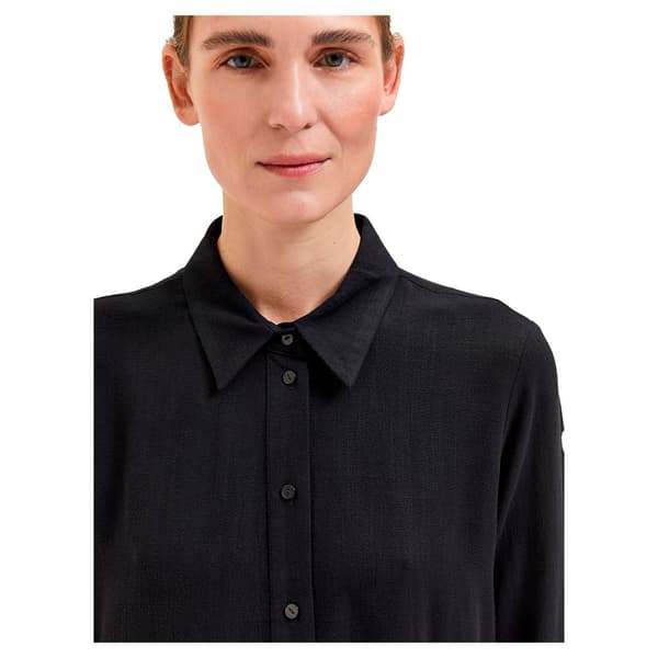 Selected Viva Skjorte Med Lange ærmer Beige 42 Kvinde