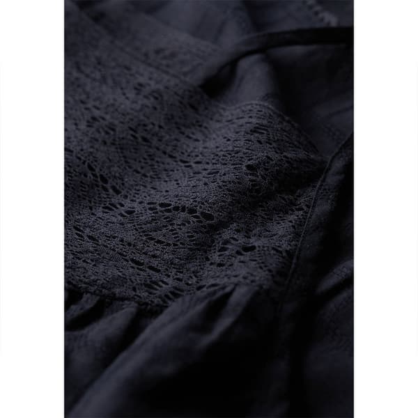 Superdry Lace Beach ärmlös T-shirt Blå S Kvinna