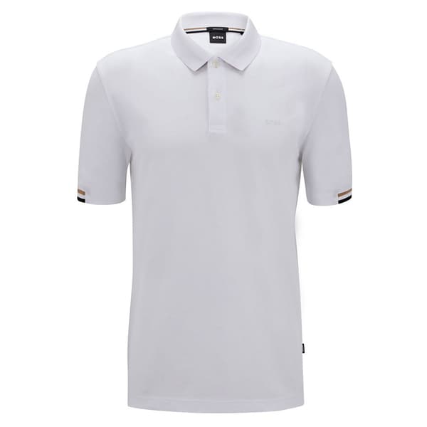 Boss Parlay Kortærmet Polo Hvid XL Mand