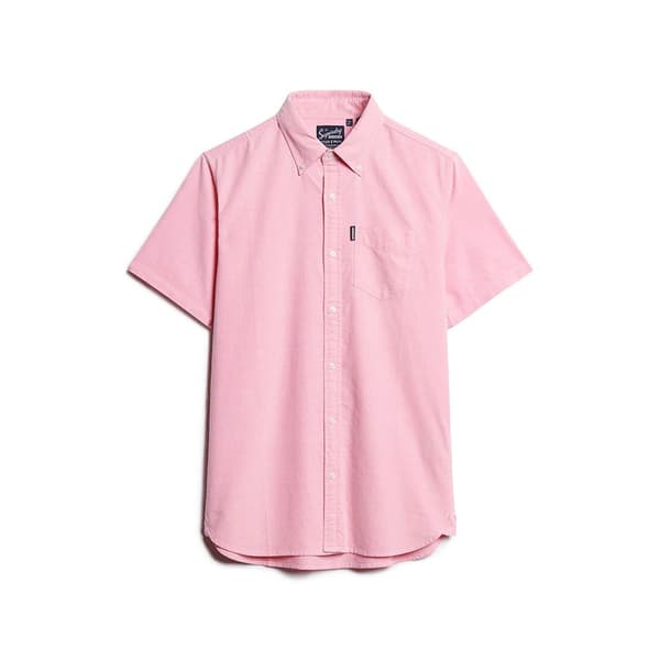 Superdry Vintage Oxford Lyhythihainen Paita Pinkki M Mies