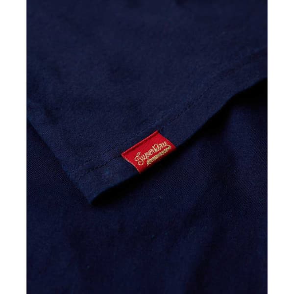 Superdry Indigo Workwear Cap T-shirt Med Korta ärmar Blå XS Kvinna