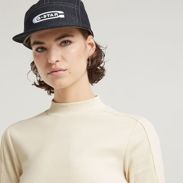 G-star D25033-d850 T-shirt Med Lång ärm Beige S Kvinna