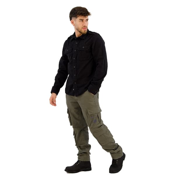Brandit Vintage Pitkähihainen Paita Musta 7XL Mies