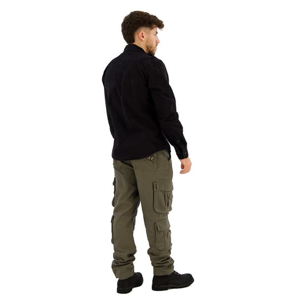 Brandit Vintage Pitkähihainen Paita Musta 7XL Mies