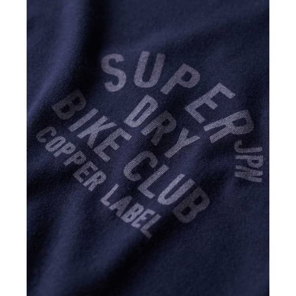 Superdry Copper Label Chest Graphic T-shirt Med Korta ärmar Blå S Man