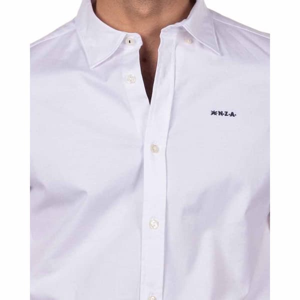 Nza New Zealand Wouters Pond Skjorte Med Lange ærmer Hvid 2XL Mand